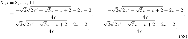 Equation (58)