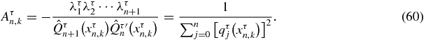 Equation (60)