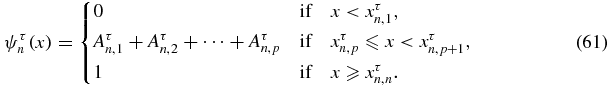 Equation (61)