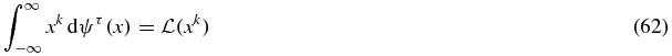 Equation (62)