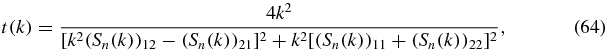 Equation (64)