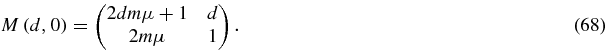 Equation (68)