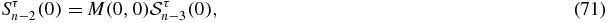 Equation (71)