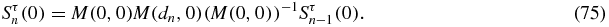 Equation (75)