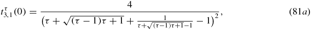 Equation (81a)
