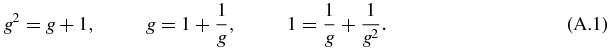 Equation (A.1)