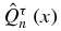 $\hat{Q}_n^{\tau }\left(x\right)$
