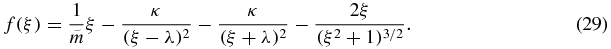 Equation (29)