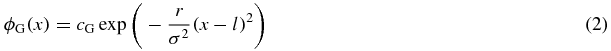 Equation (2)