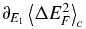 $\partial _{E_{1}}\left\langle \Delta E_{F}^{2} \right\rangle _{c}$