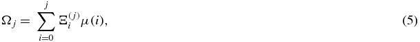 Equation (5)