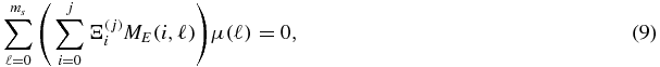 Equation (9)