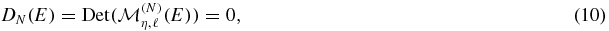 Equation (10)
