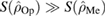 $S(\hat \rho_{{\rm Op}}) \gg S(\hat \rho_{{\rm Me}})$