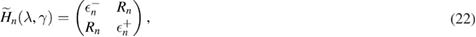 Equation (22)