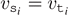 ${v}_{{\mathtt{\text{s}}}_{i}}={v}_{{\mathtt{\text{t}}}_{i}}$