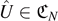 $\hat{U}\in {\mathfrak{C}}_{N}$