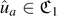 ${\hat{u}}_{a}\in {\mathfrak{C}}_{1}$