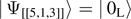 $\left\vert \enspace {{\Psi}}_{[[\mathrm{5},\mathrm{1},\mathrm{3}]]}\right\rangle =\left\vert \enspace {0}_{\text{L}}\right\rangle $