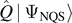 $\hat{Q}\left\vert \enspace {{\Psi}}_{\text{NQS}}\right\rangle $