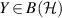 $Y \in B(\mathcal{H})$