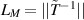 $L_{M} = ||\tilde{T}^{-1}||$
