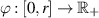 $\varphi:[0,r]\to \mathbb{R}_+$