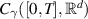 $C_{\gamma}([0,T],\mathbb{R}^d)$