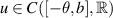 $u\in C([- \theta,b],\mathbb{R})$