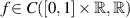$f\in C([0,1] \times\mathbb{R},\mathbb{R})$