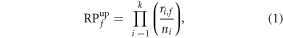 Equation (1)