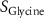 ${S_{{\text{Glycine}}}}$