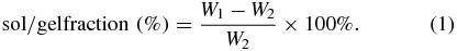 Equation (1)