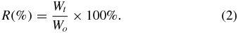 Equation (2)