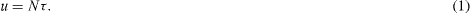 Equation (1)