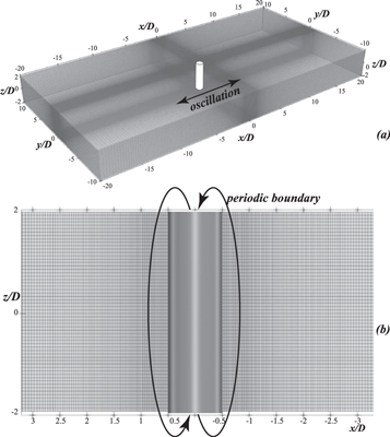 Flow around an oscillating cylinder: computational issues - IOPscience