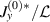 $J_y^{(0)\ast}/\mathcal{L}$