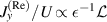 $J_y^\mathrm{(Re)}/U \propto \epsilon^{-1}\mathcal{L}$