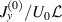 $J_y^{(0)}/U_0\mathcal{L}$