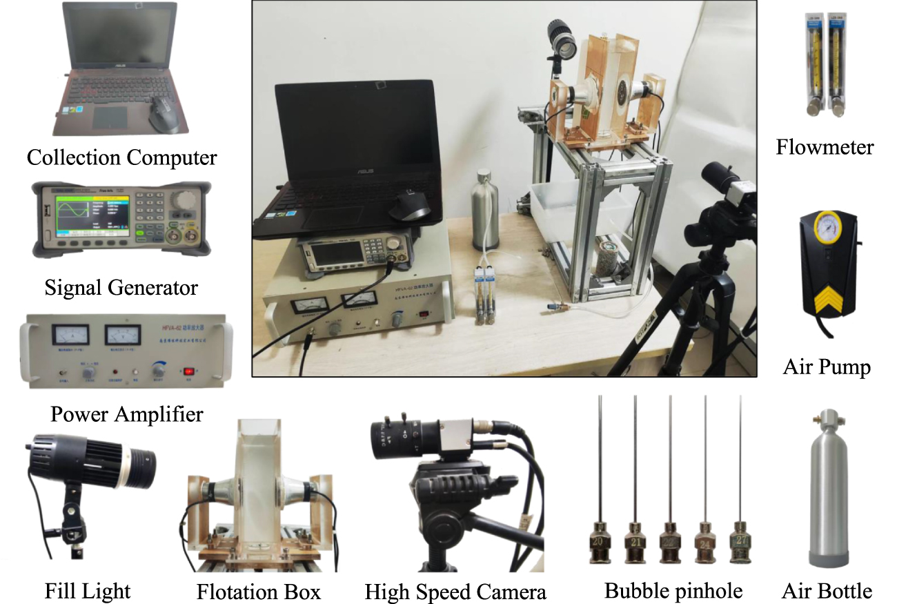 Simulation of movement behavior of flotation bubbles under ultrasonic ...