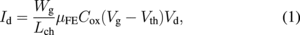 Equation (1)