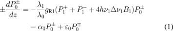 Equation (1)