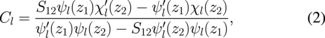 Equation (2)