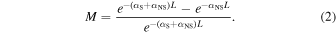 Equation (2)