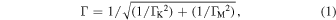 Equation (1)