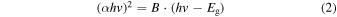 Equation (2)