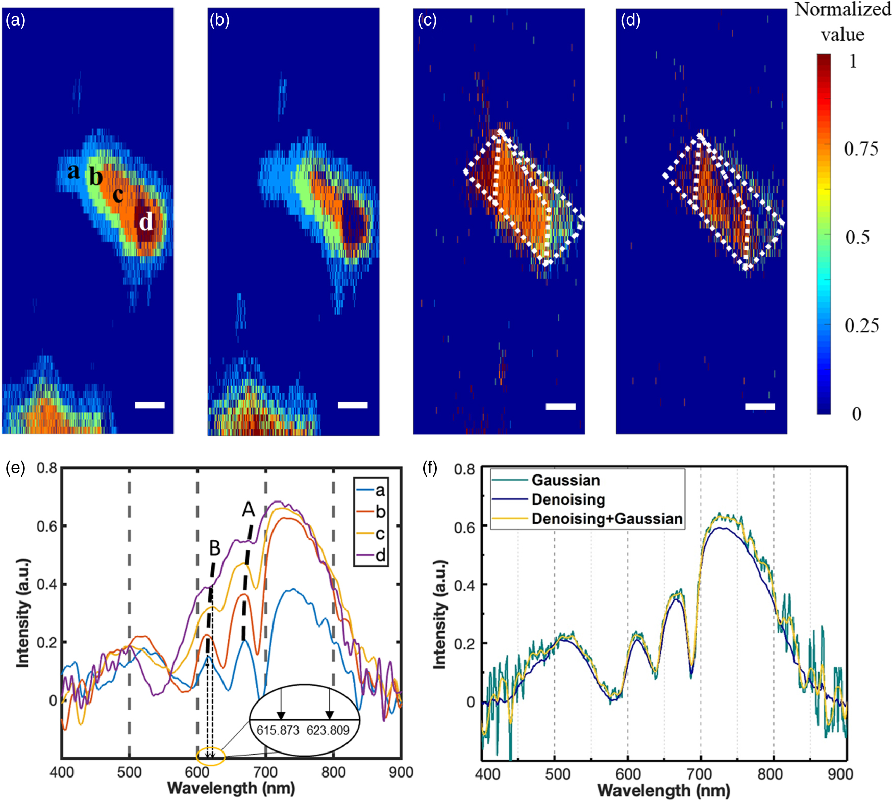 Analyses of hyperspectral imaging microscopy data sets of ...