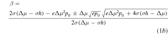 Equation (1b)