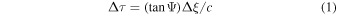 Equation (1)