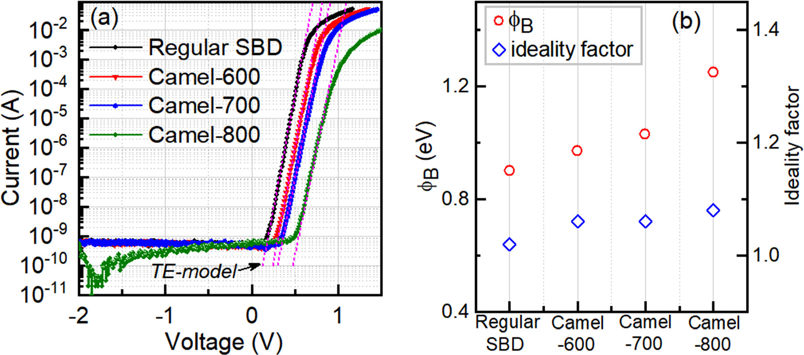 Ga-polar GaN Camel diode enabled by a low-cost Mg-diffusion process ...